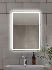 Зеркало DQ Дюссельдорф (Düsseldorf) Лайт 50х70 с подсветкой (DQMDUS5070LT)