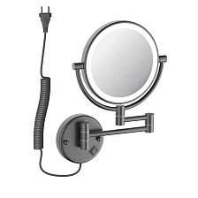 Зеркало с подсветкой Timo Saona черное золото (13376/18)