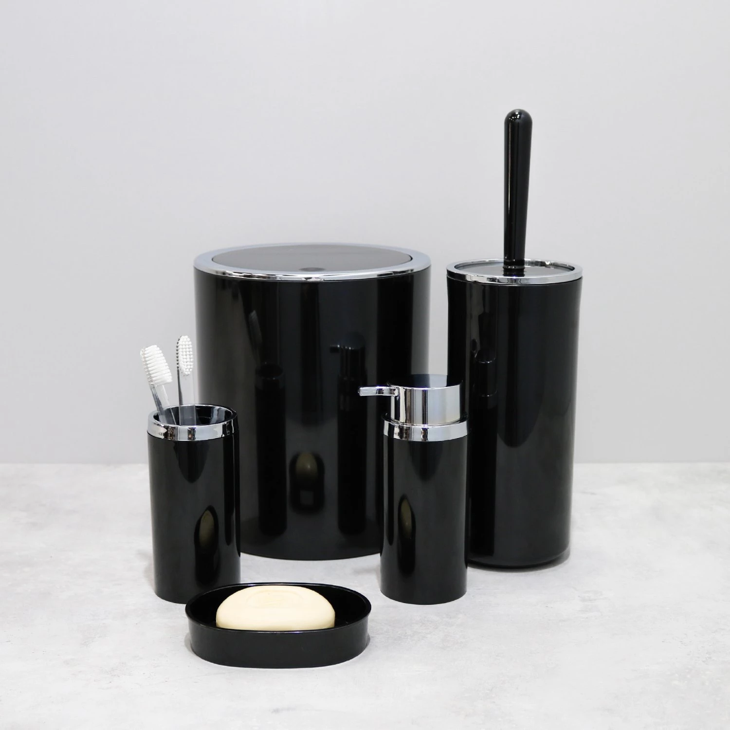 Диспенсер FIXSEN ROUND BLACK (FX-454-1) - фото 2