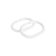 Кольца для шторки FIXSEN 12 шт белые (FX-1000A)