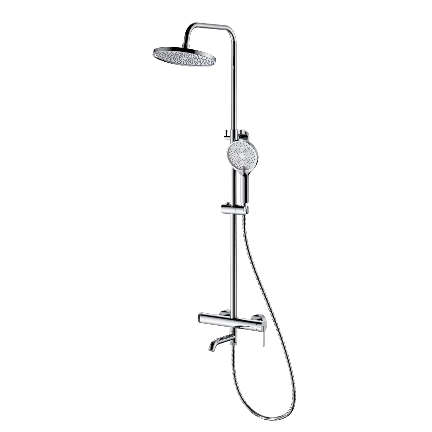 Душевая система со смесителем DQ Köln хром (DA1753701)