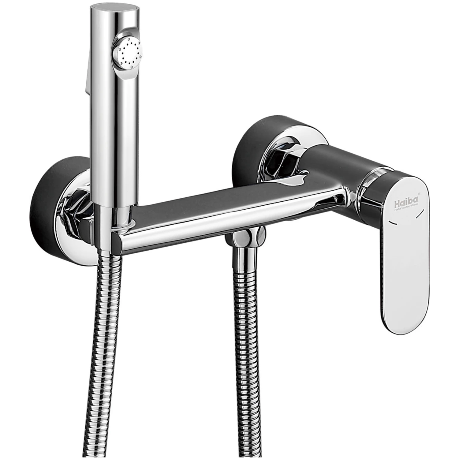 Гигиенический душ со смесителем Haiba хром (HB5516) - фото 1