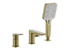 Смеситель для ванны BELZ на борт золотой (B66715-5)