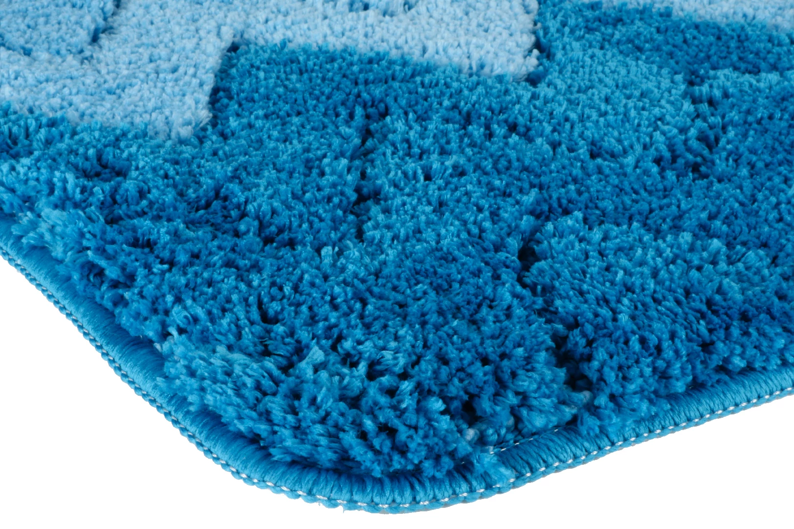 Коврик для ванной Fixsen Deep  голубой 50х80 см. (FX-5003C) - фото 5