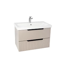 Тумба VIANT "Сицилия" 2 ящика подвесная капучино 425x764x520 под раковину .S-UM-MOD80/1 (MODUO 80) (VSIC80MDCAP-T2YP)