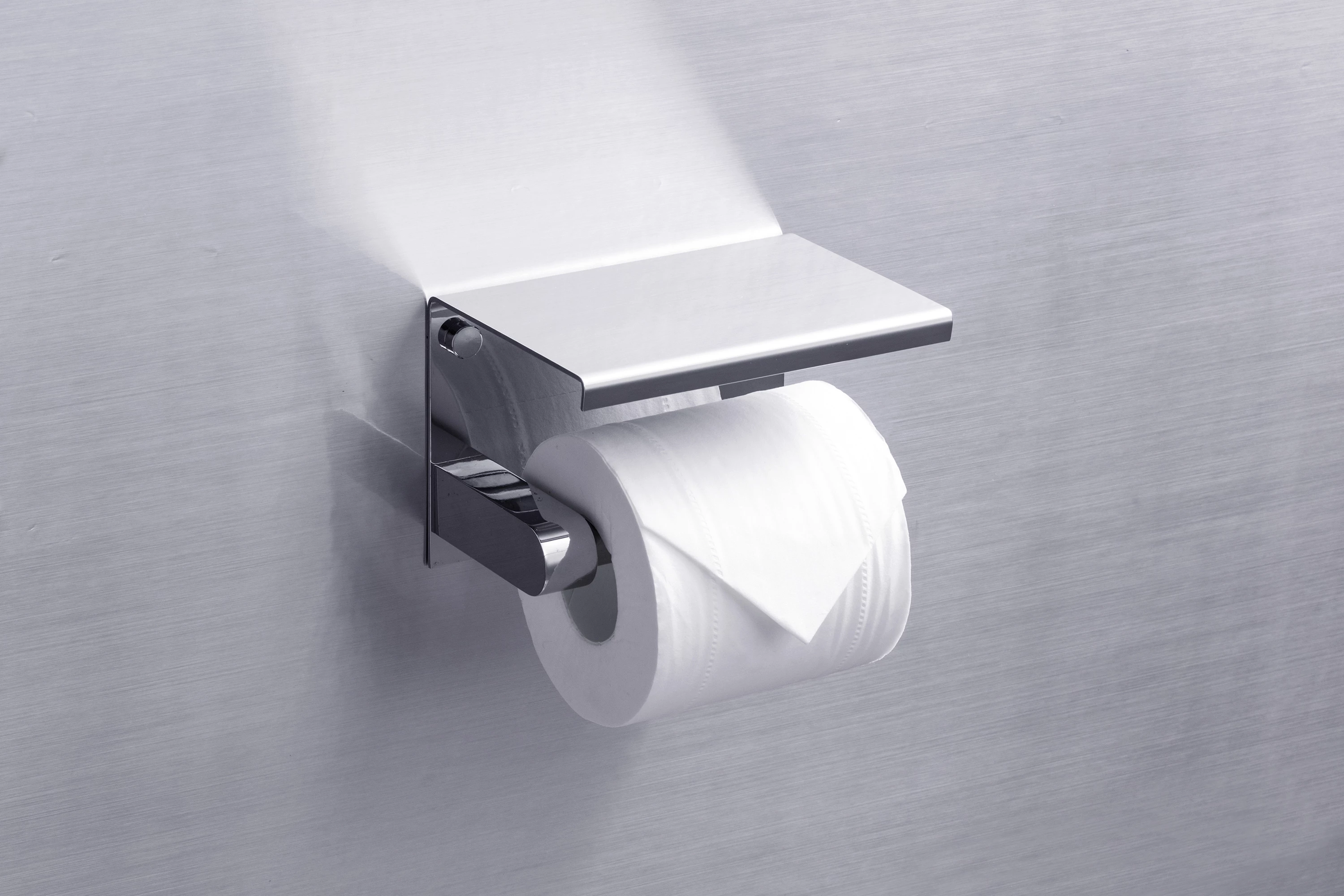 Держатель туалетной бумаги с полкой RUSH Edge (ED77141 Chrome) - фото 3