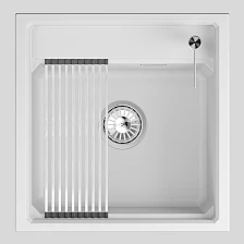 Кухонная мойка GRANULA кварц (5002i, АРКТИК)