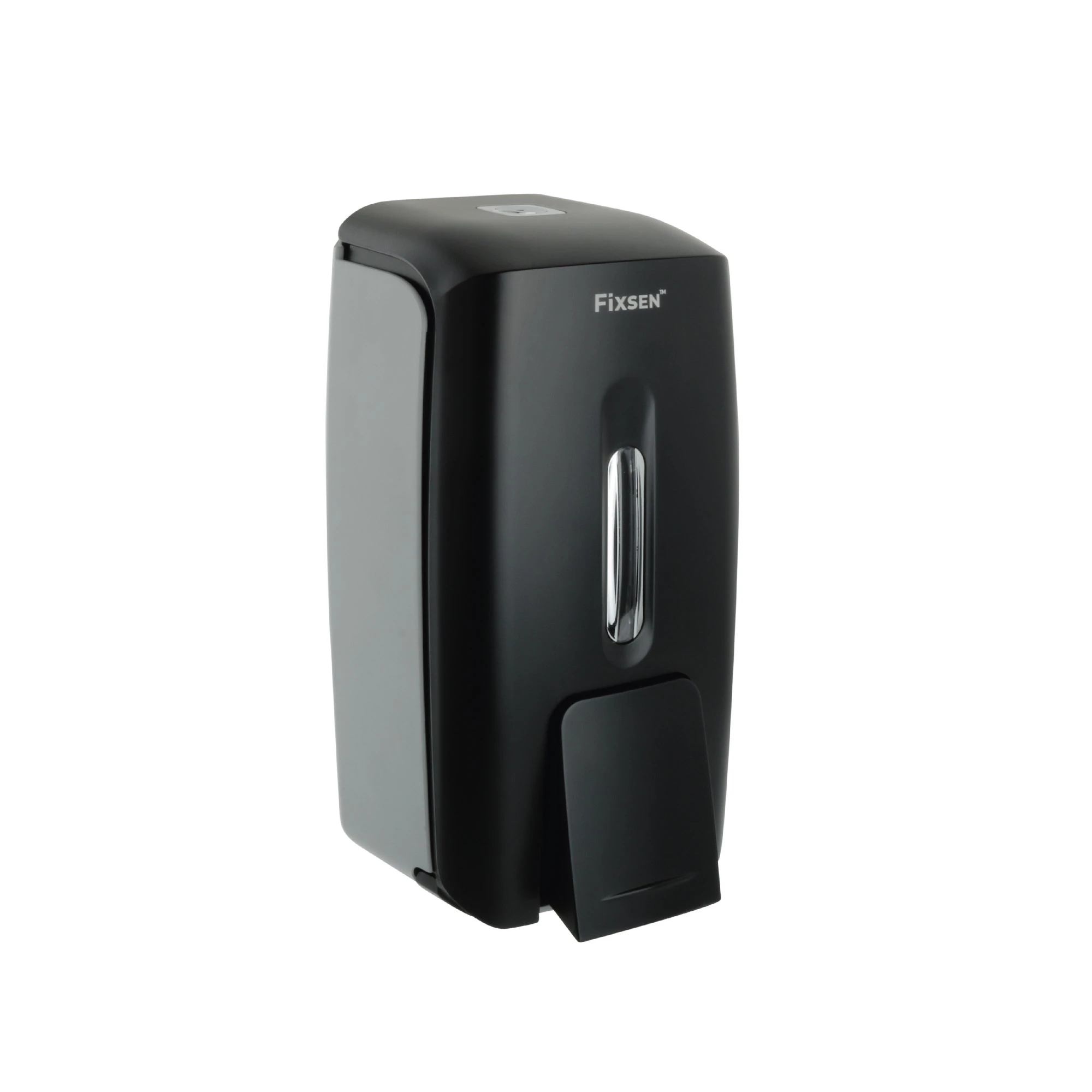 Дозатор для ж/м настенный 825мл Fixsen HOTEL пластик черный (FX-31012K) - фото 1