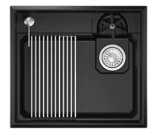 Кухонная мойка GRANULA KITCHEN SPACE RINZER кварц (5807R, ШВАРЦ)