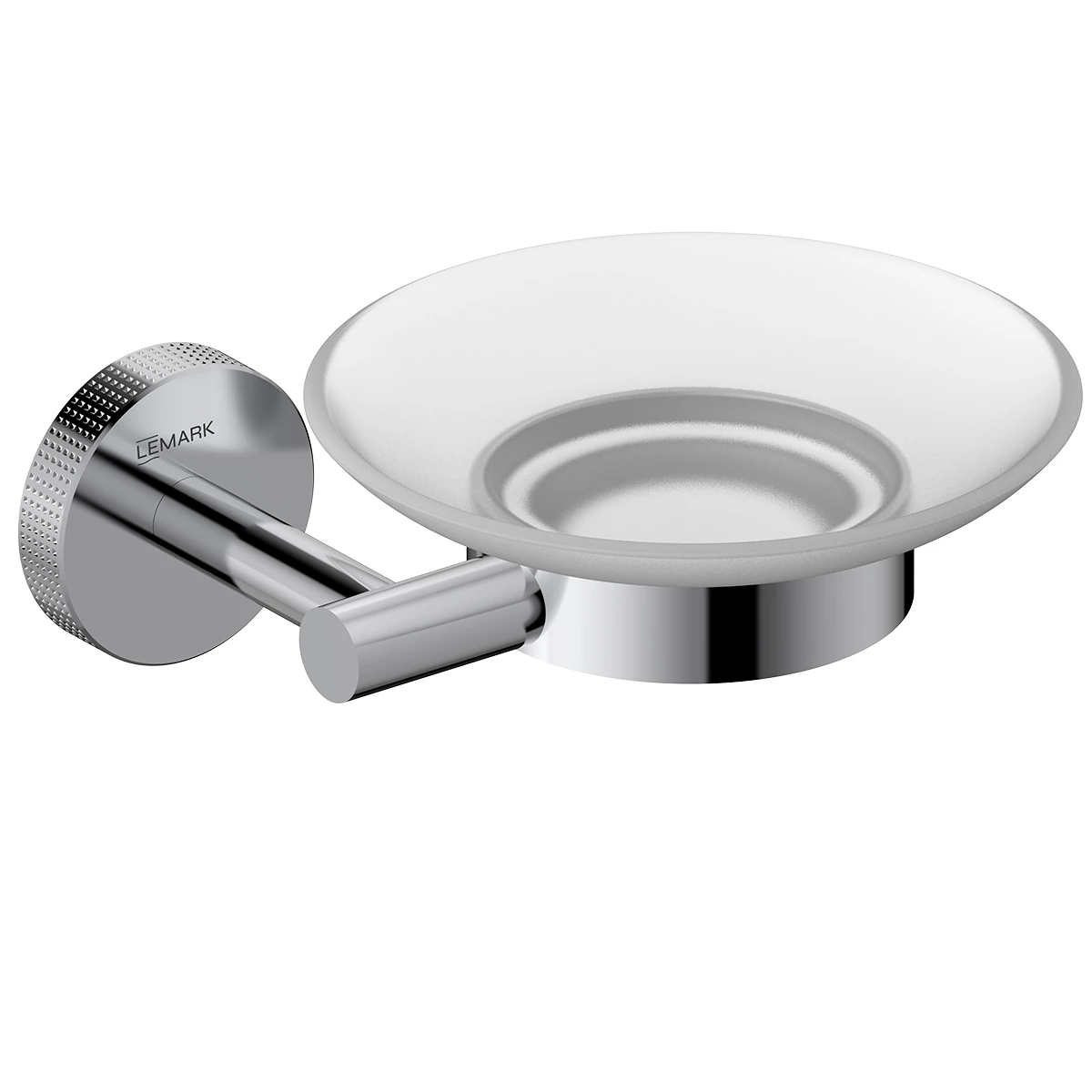 Мыльница Lemark BELUGA подвесная, сталь, стекло, хром (LMA-8031S-C)