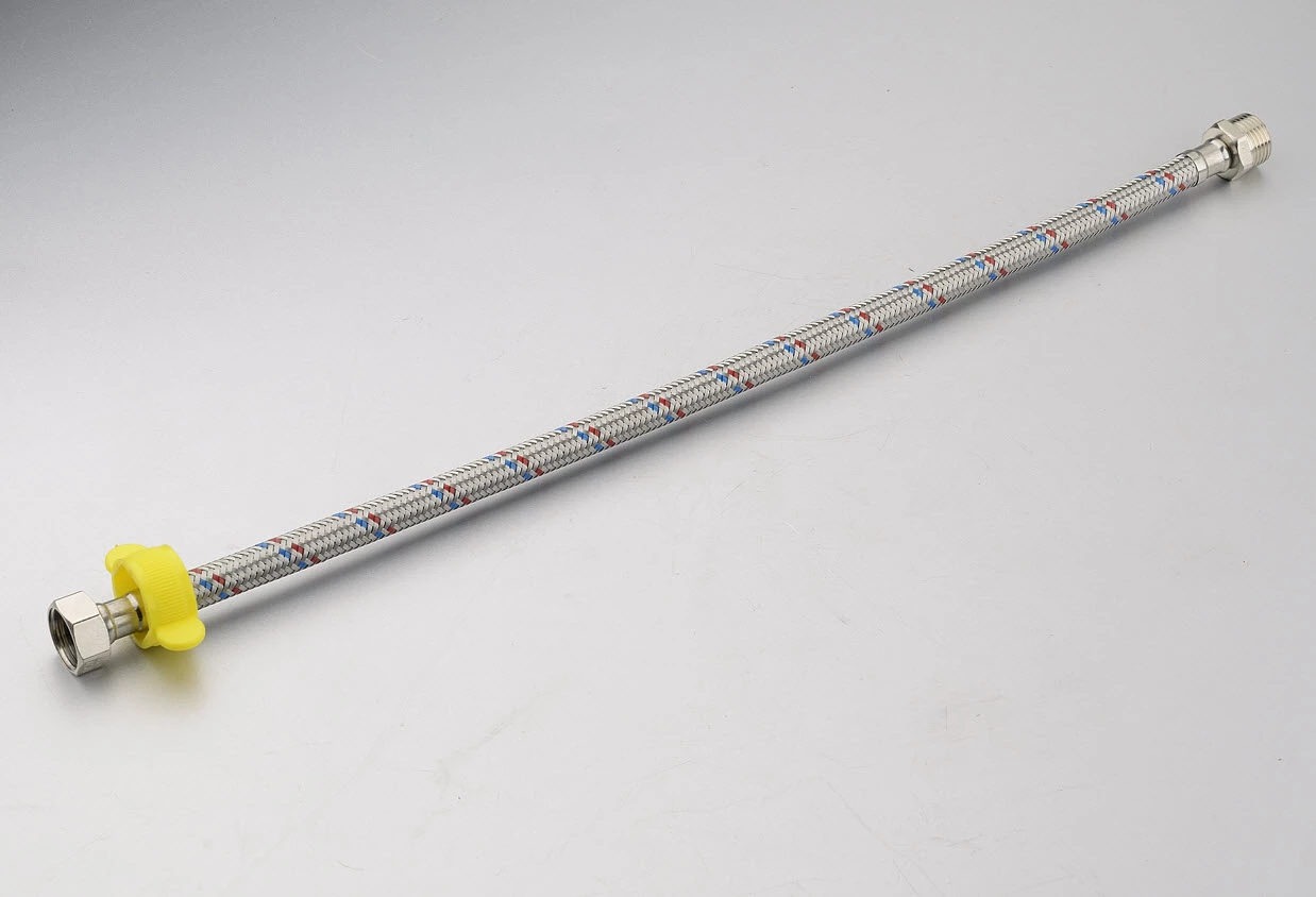 Подводка гибкая ПрофСан для воды 150 см гайка-штуцер  1/2-1/2 (PS-FM150)