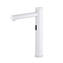 Смеситель для раковины-чаши Timo Saona сенсорный, белый матовый (2323/16F)