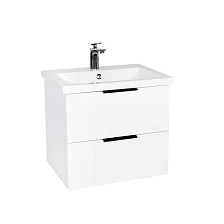 Тумба VIANT "Берлин" 2 ящика подвесная белая 444х570х520 под раковину .S-UM-MOD60/1 (MODUO 60) (VBER60MDBEL-T2YP)