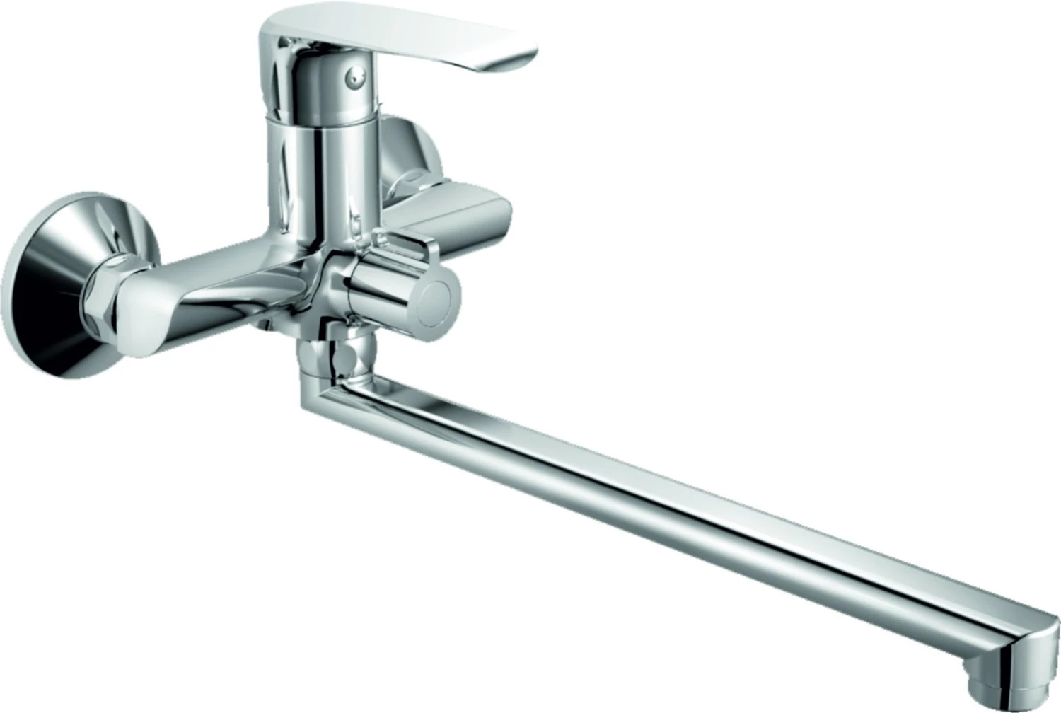 Смеситель для ванны с длинным поворотным изливом RUSH Гозо (Gozo) (GZ3735-51)