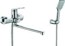 Смеситель для ванны с длинным поворотным изливом RUSH Сокотра (Socotra) (ST1235-51)