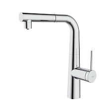 Смеситель для кухни IDDIS Pure с фильтром и выдвижным изливом, хром (PURSBPFi05N)
