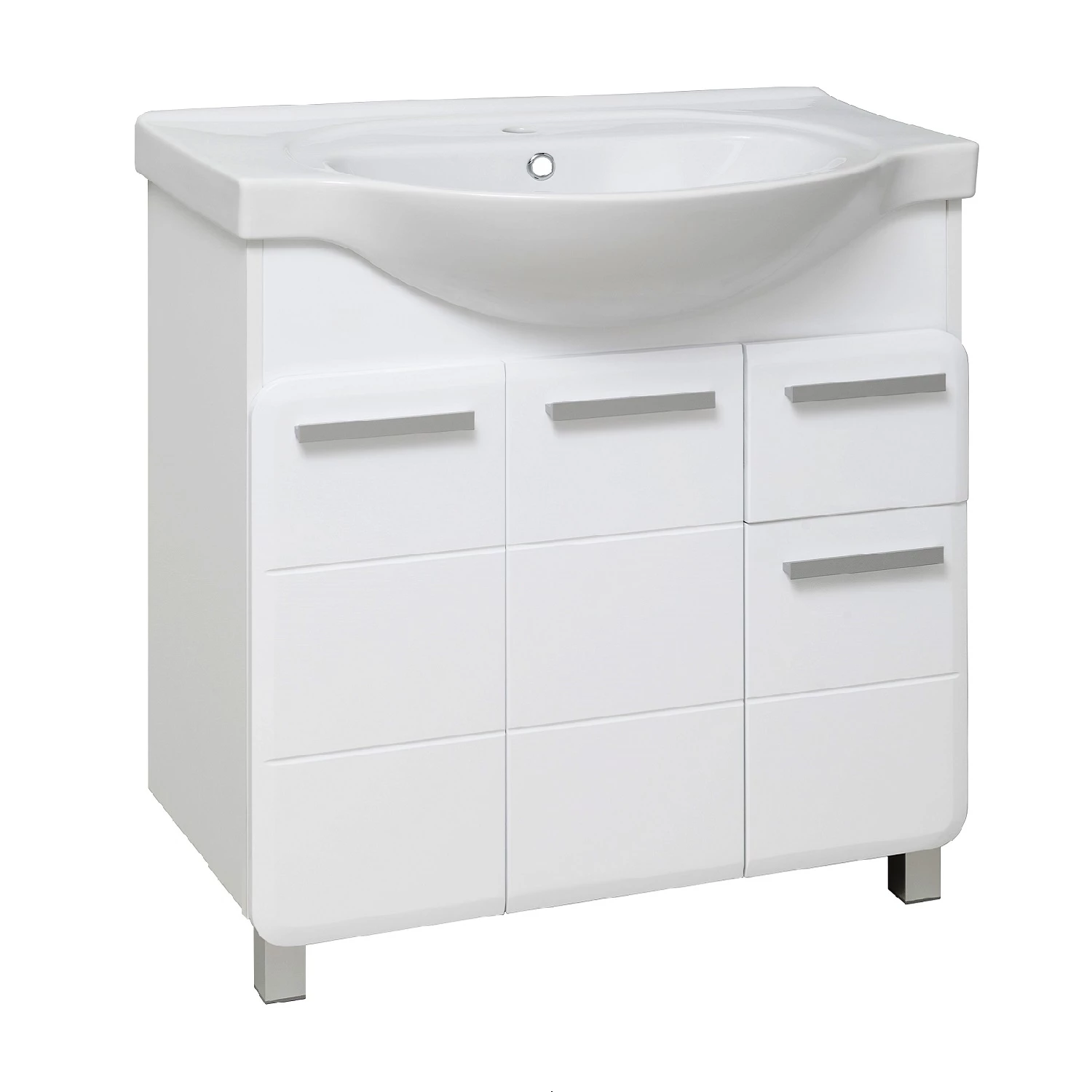 Тумба под раковину Runo  (под умывальник Erica 80) Эрика 80 (УТ000003319) - фото 1