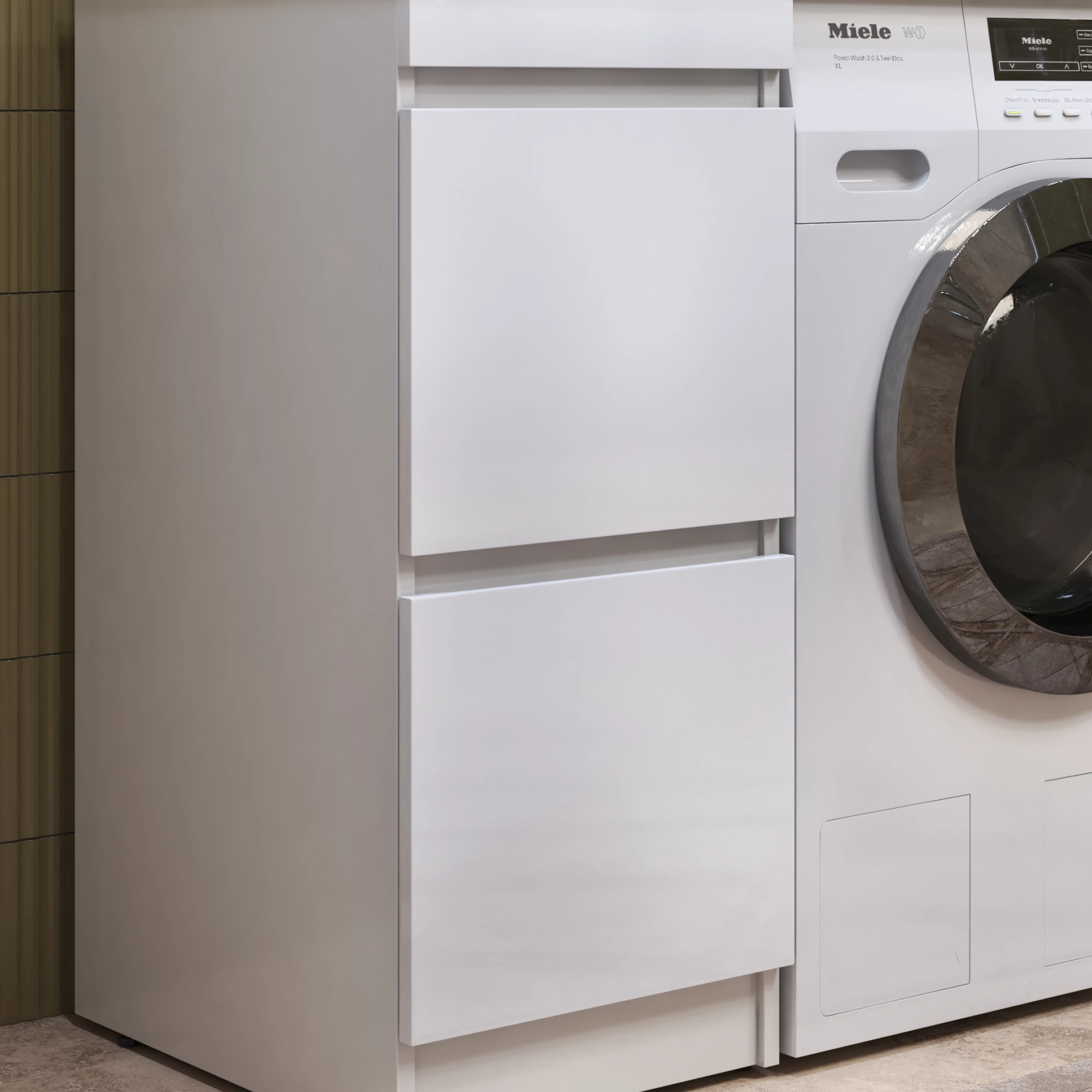Тумба VIGO Urban 400-0-2 под столешницу для стиральной машины (tn.URB.40.2Y) Тумба VIGO Urban 400-0-2 под столешницу для стиральной машины (tn.URB.40.2Y) - фото 4