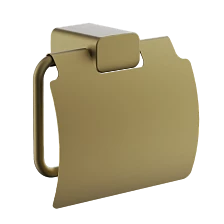 Держатель для туалетной бумаги брашированное золото (B90803)