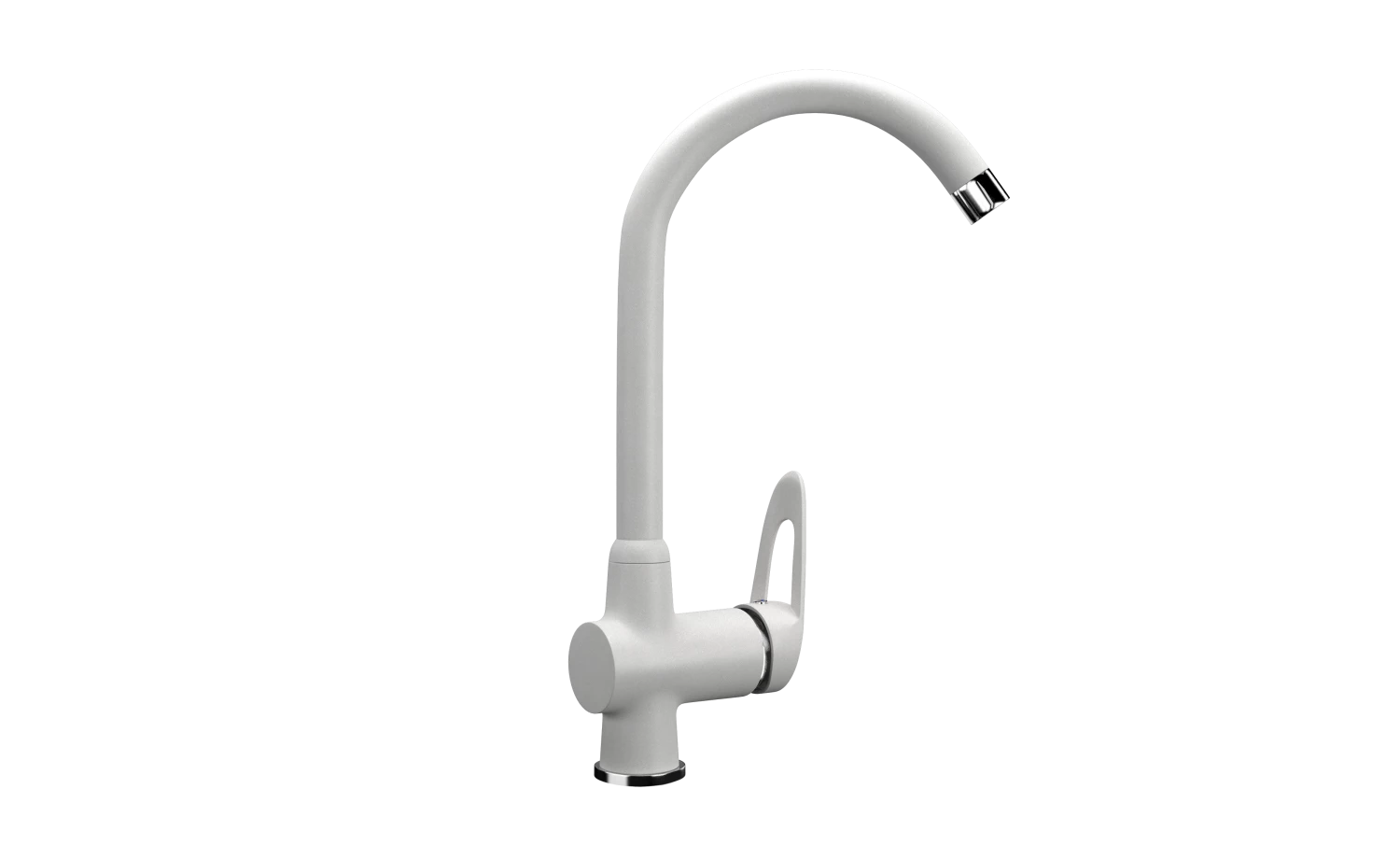 Смеситель для кухни ULGRAN Classic ультра-белый (U-006-341) - фото 1