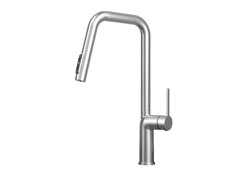 Смеситель для кухни GRANULA (9011, НЕРЖ)