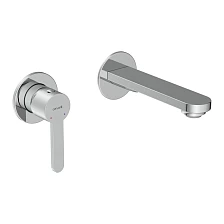 Смеситель для раковины CERSANIT OLIVA встраиваемый однорычажный хром (68975)