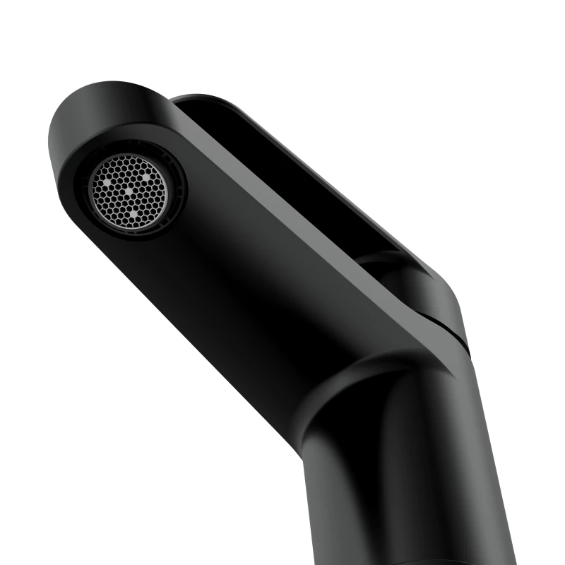 Смеситель для раковины CERSANIT LARA однорычажный черный (64969) - фото 5