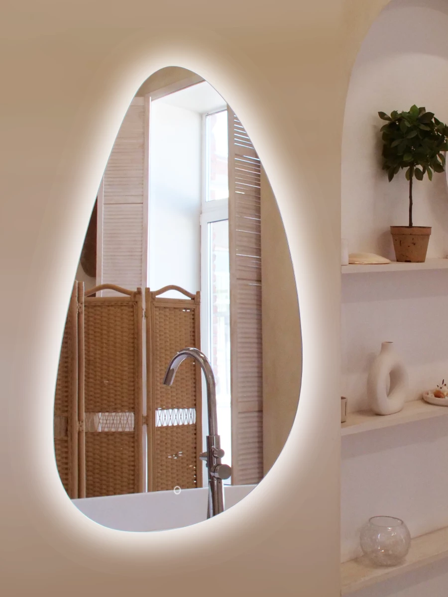 Зеркало DQ Берлин (Berlin) Лайт 60х90 с подсветкой (DQMBER6090LT) - фото 1