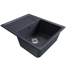 Мойка MIXLINE ML-GM26 с крылом  антрацит (343) 580*470*190мм NEW (552086)