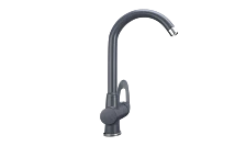 Смеситель для кухни ULGRAN Classic антрацит (U-006-343)