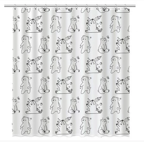 Шторка для ванной Fixsen Teddy Wash  (FX-1505) - фото 1