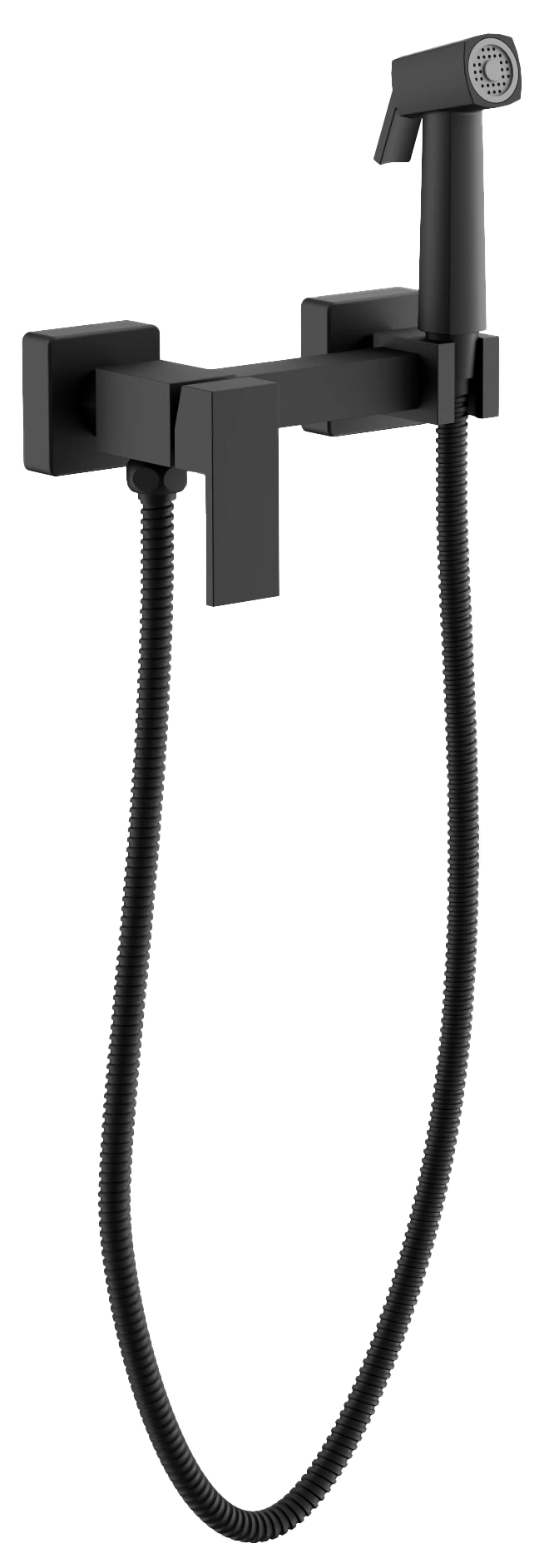 Смеситель BELZ с гигиенической лейкой черный (B55806-7) Смеситель BELZ с гигиенической лейкой черный (B55806-7) - фото 1