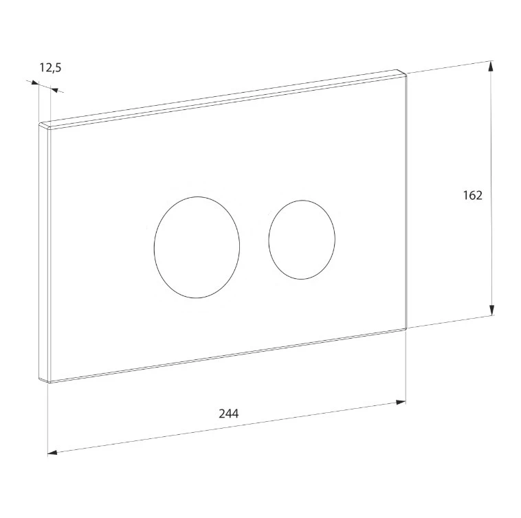 Комплект DQ унитаз DT1476516, инсталляция DI8050127, клавиша смыва DB1529002.2 (DS1471604) - фото 5