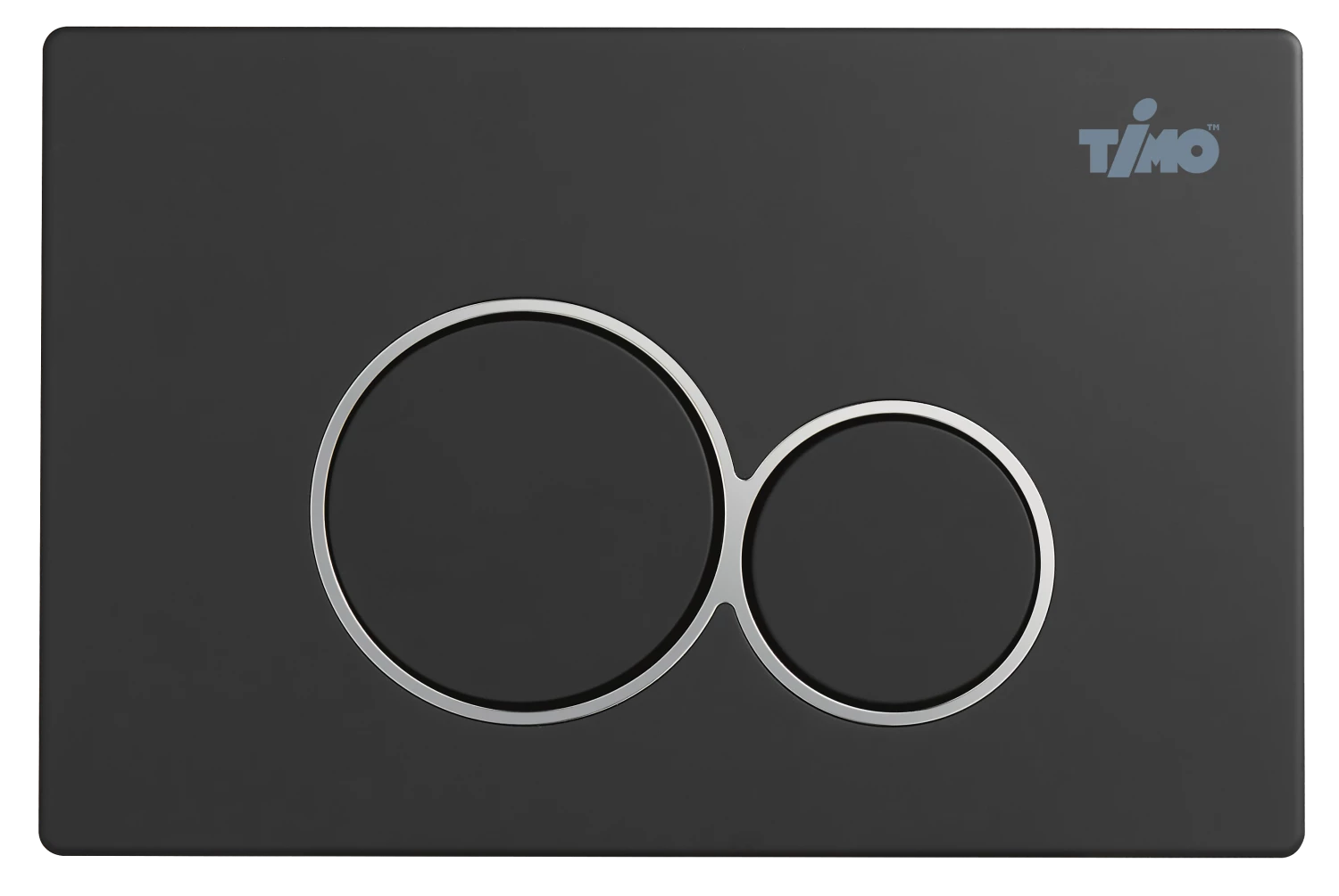 Кнопка смыва TIMO KULO 250x165 matt black (FP-001MB) - фото 1