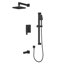 Встроенная душевая система RUSH Тира (Thira) (TR3635-60Black)