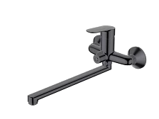 Смеситель для ванны HAIBA оружейная сталь (HB22796-3)