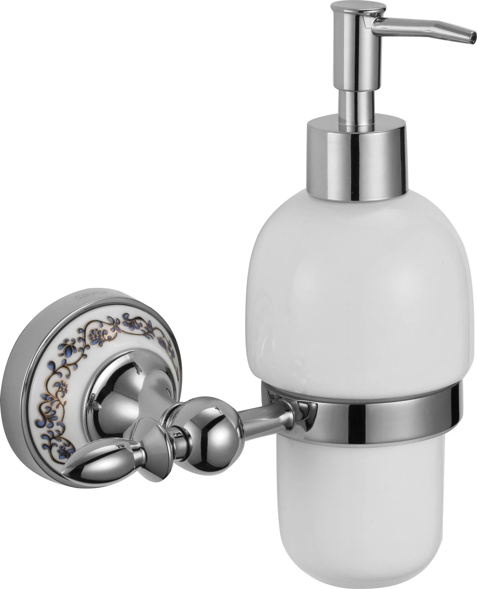 Дозатор для жидкого мыла с настенным держателем Savol 68а (S-06831A) - фото 2
