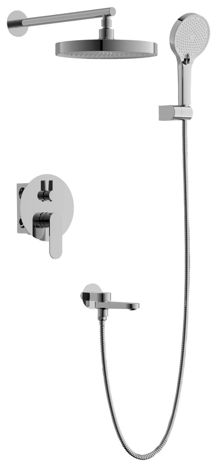Душевая система BELZ встроенная хром (B80713) - фото 1