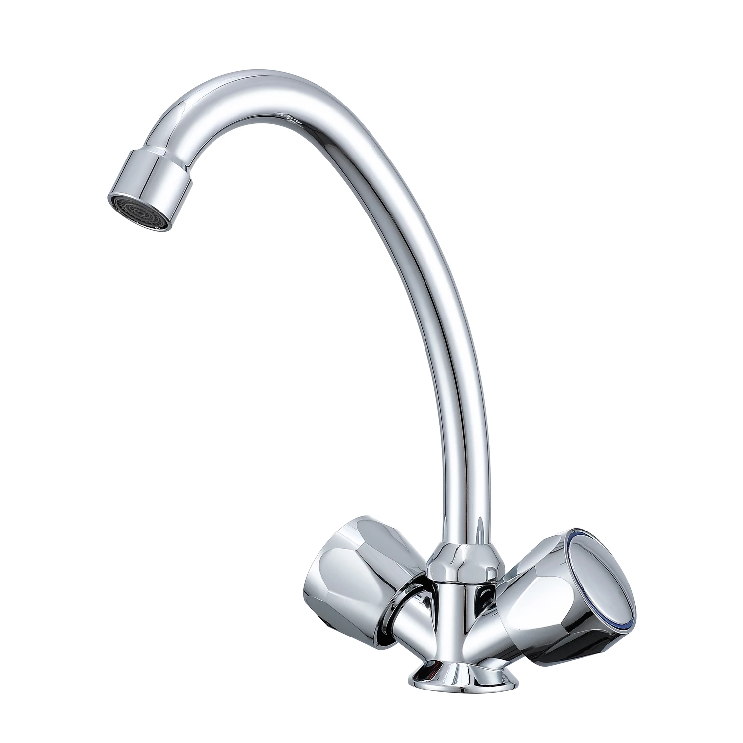 Смеситель Prohanss для кухни вентильный поворотный излив, хром (P12.41) - фото 1