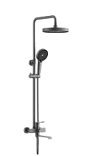 Душевая система BELZ оружейная сталь (B24812-3)