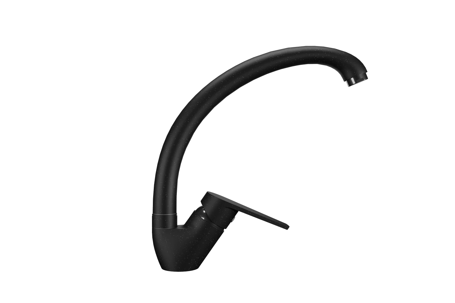 Смеситель для кухни Practik черный оникс (PR-02-004) - фото 1