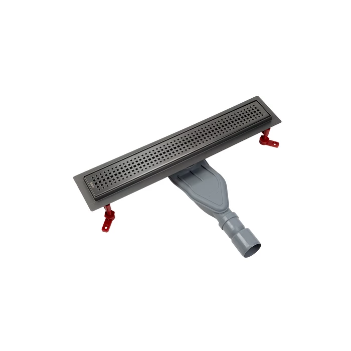 Лоток душевой IDDIS Perfex сифон 360, комбинированный затвор, перфор. решетка, 500мм, графит (975B5GM20DZ)