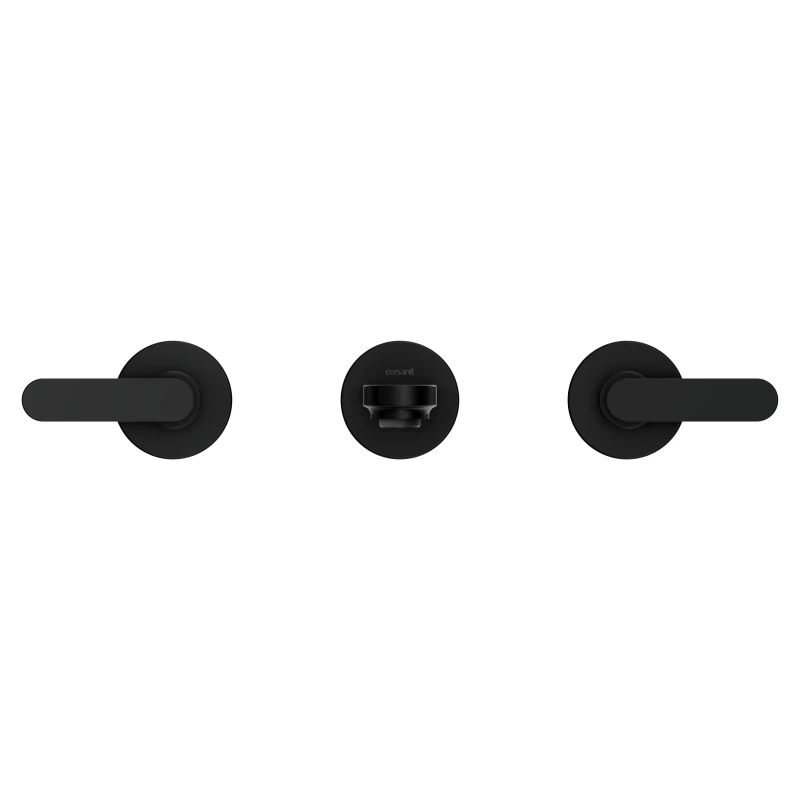 Смеситель для раковины CERSANIT OLIVA встраиваемый черный (68972) - фото 5