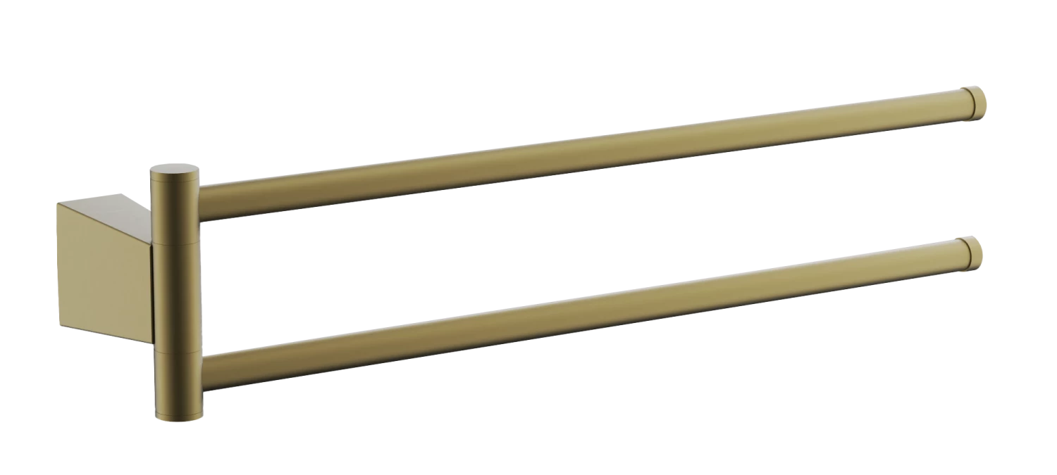 Держатель для полотенец BELZ брашированное золото (B91312) - фото 1