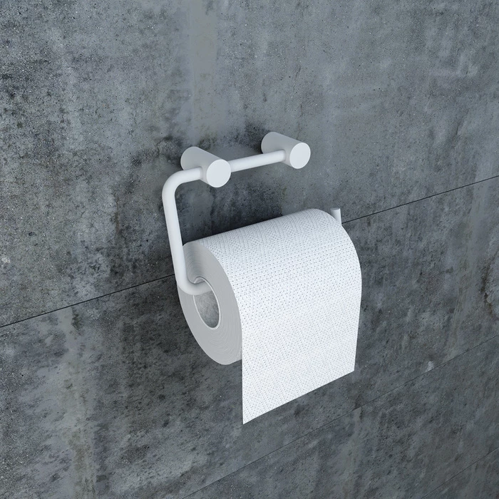Держатель для туалетной бумаги IDDIS Petite без крышки, сплав металлов, белый матовый (PETWT00i43) - фото 2
