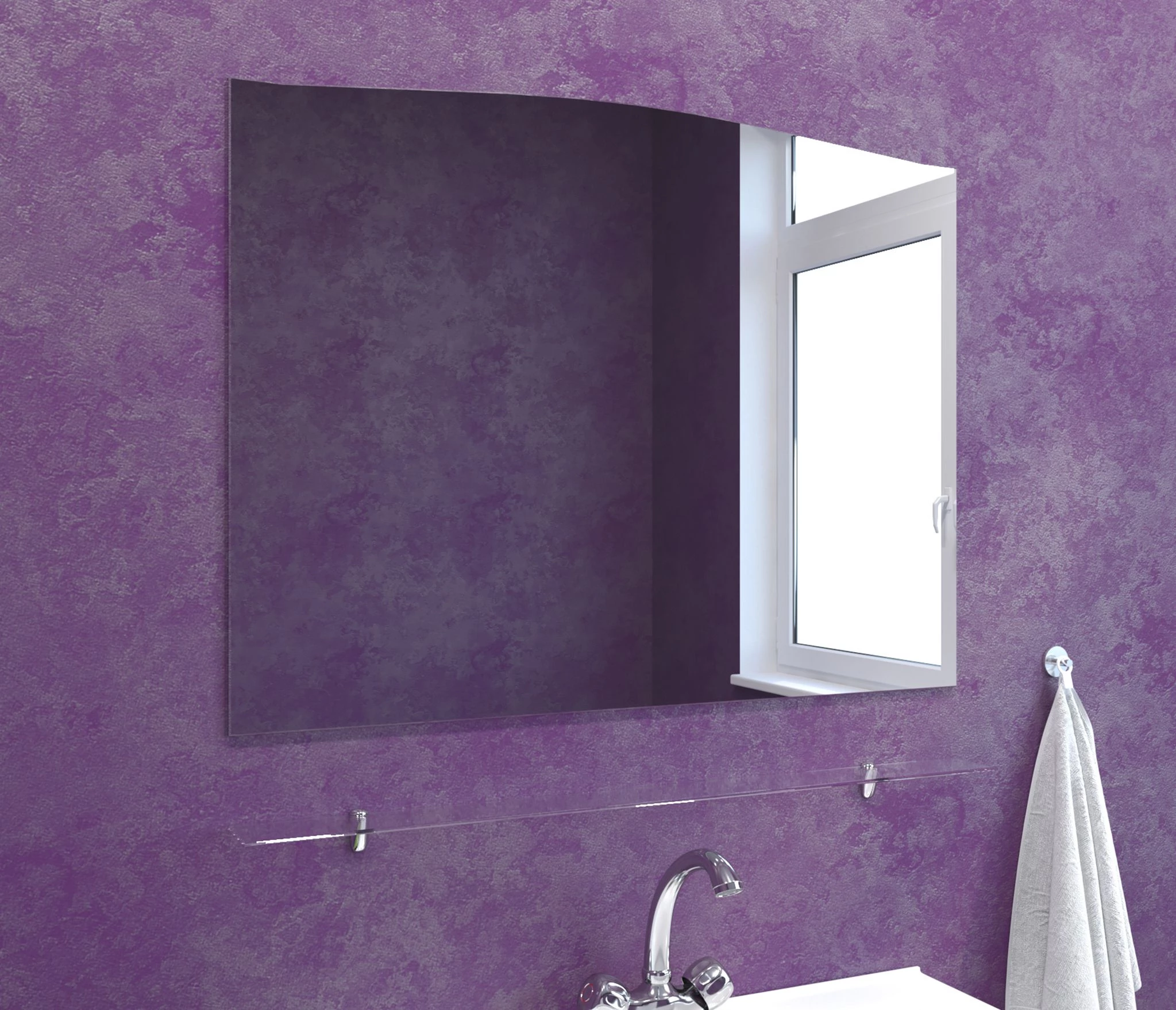Зеркало без подсветки MIXLINE Вивальди-85 (542616) - фото 2