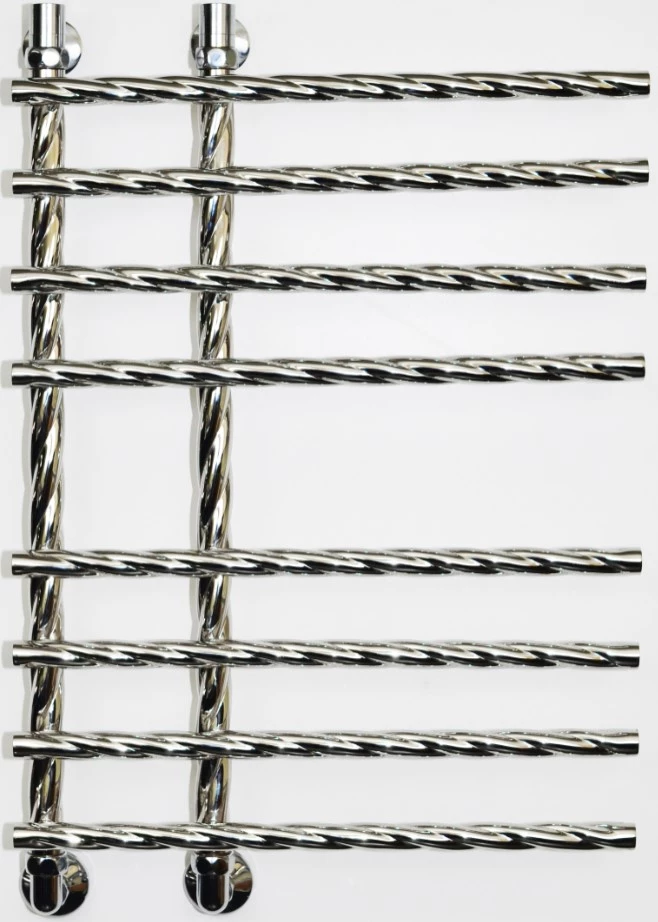 Полотенцесушитель Двин L braid 60/15/55 1"-3/4"-1/2" Универсальный К1, Полированный (4627146180999) - фото 1