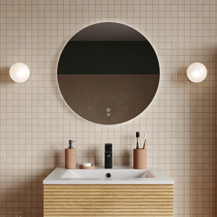 Зеркало с подсветкой и термообогревом, 60 см IDDIS Bild (BIL60T0i98) - фото 2