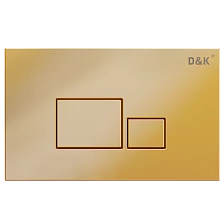 Клавиша смыва DK матовое золото Quadro (DB1519003)