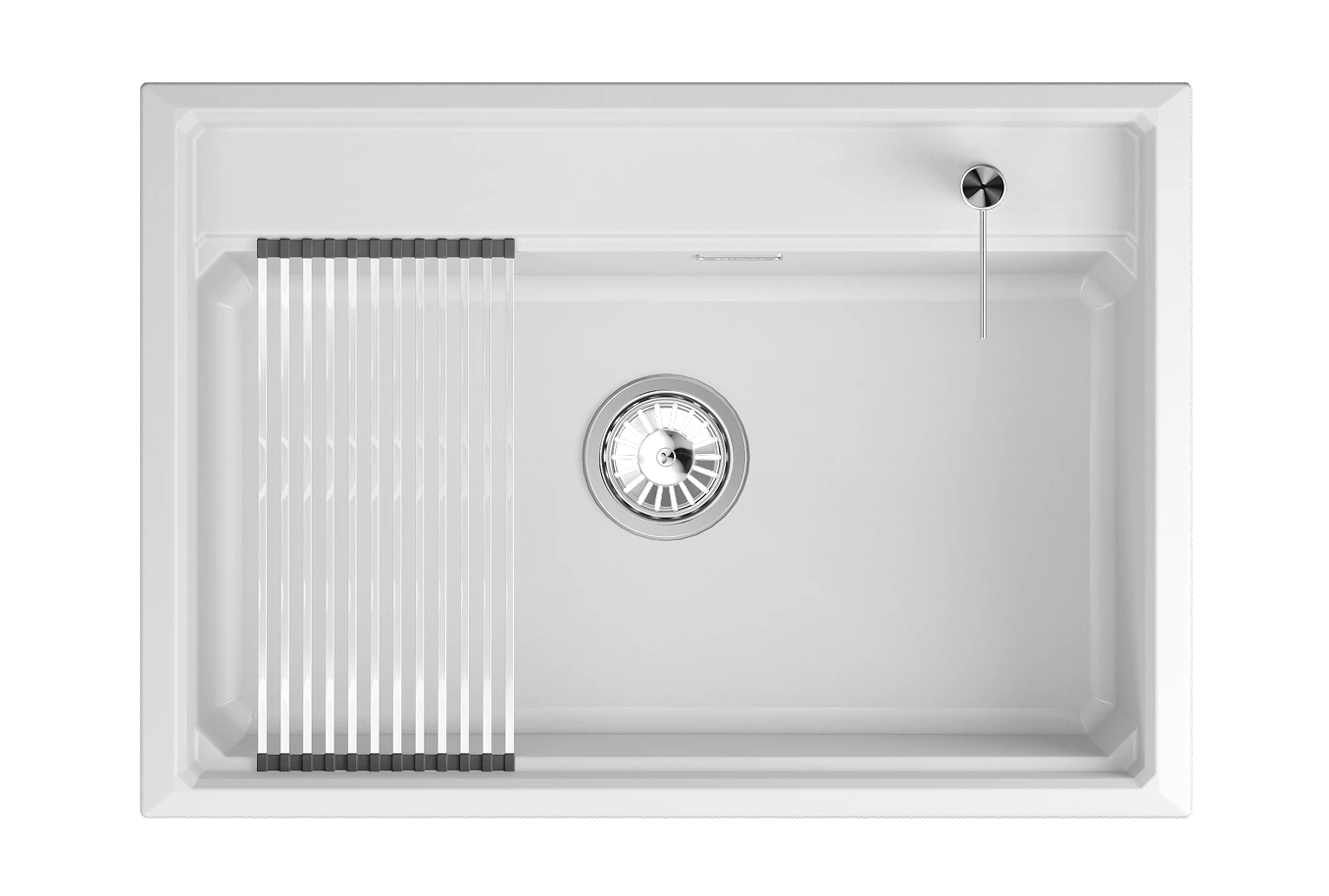 Кухонная мойка GRANULA кварц (7301i, АРКТИК) - фото 1